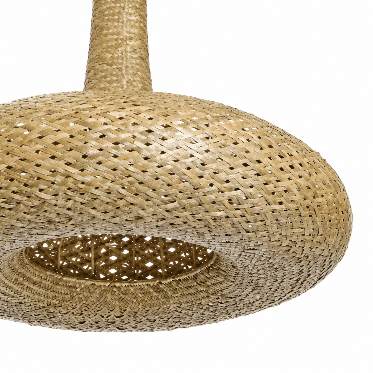 Bali Spin 24" Natural Rattan Pendant