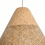 Bali Teardrop 20" Natural Rattan Pendant