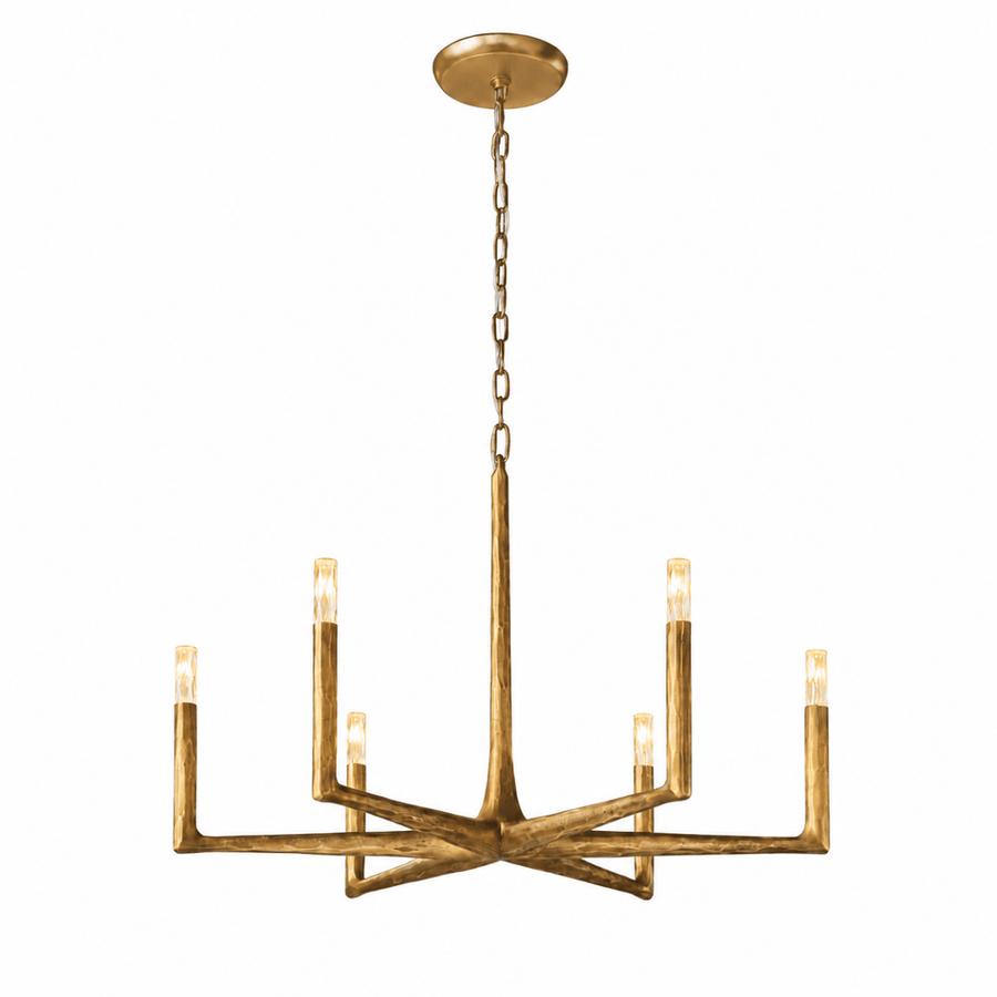Birch 48" Round Brass Candle Chandelier