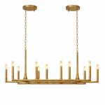 Birch 54" Linear Candlestick Chandelier