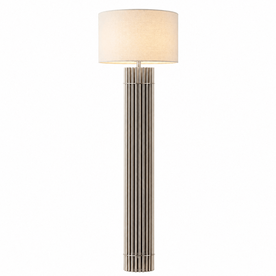 Caliza 63 Inch Chrome Floor Lamp