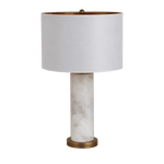 Capri Column Marble Table Lamp