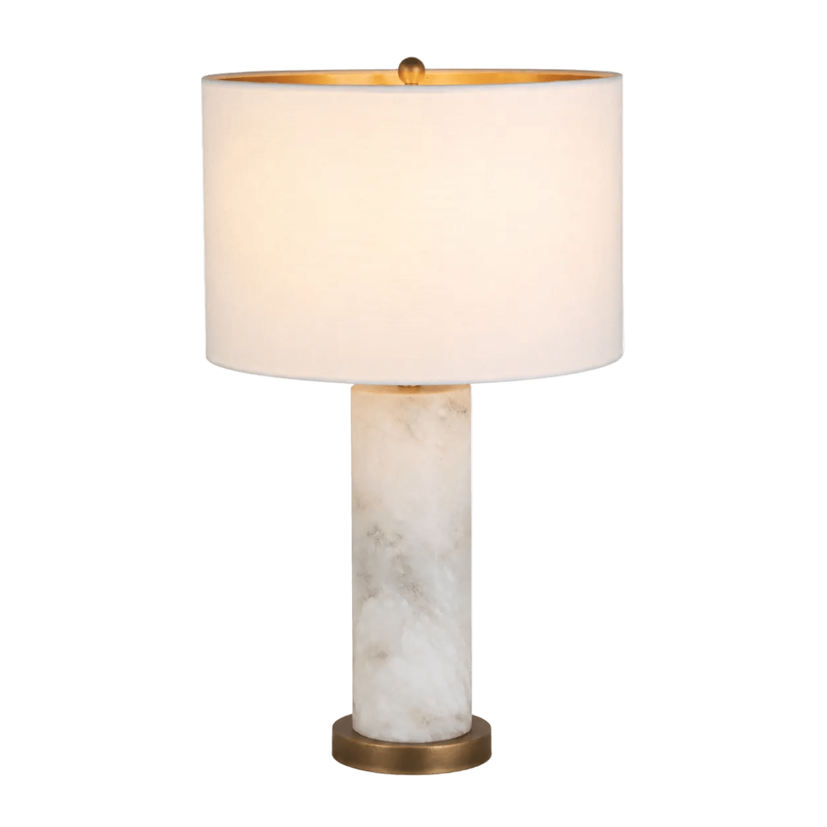 Capri Column Marble Table Lamp