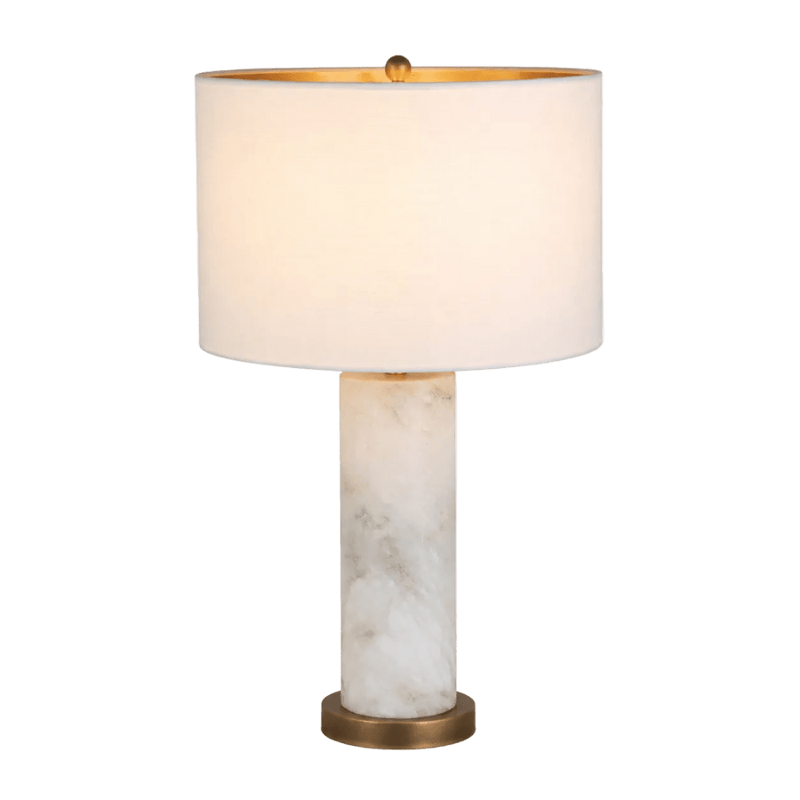 Capri Column Marble Table Lamp