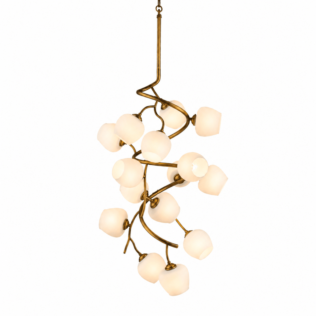 Celestial Bronze Vine Chandelier