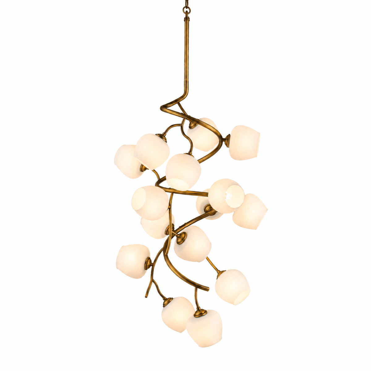 Celestial Bronze Vine Chandelier