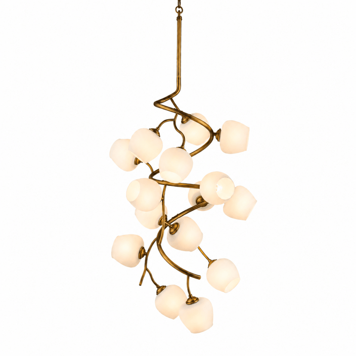 Celestial Bronze Vine Chandelier