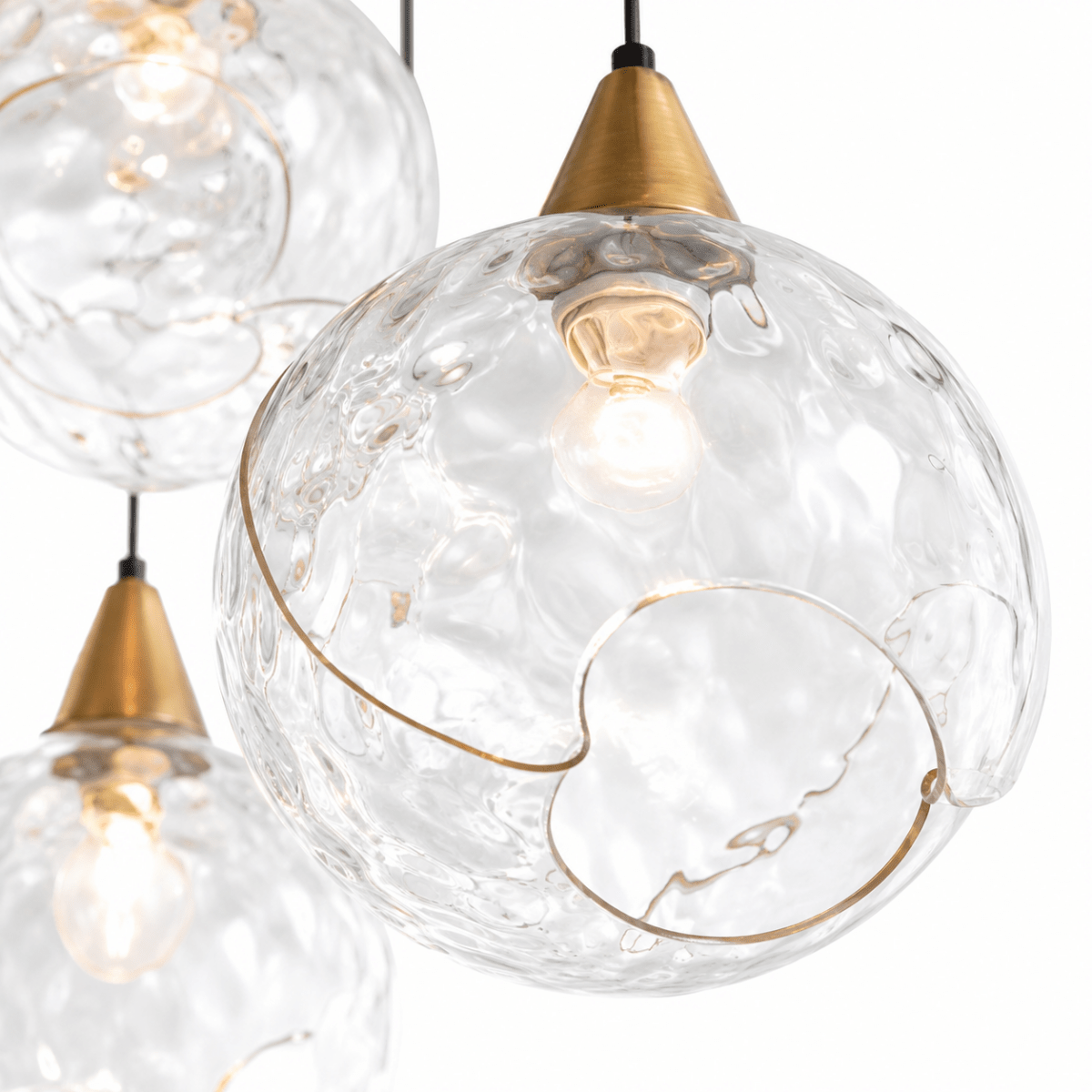 Celina 18-Light Clear Glass Globe Chandelier