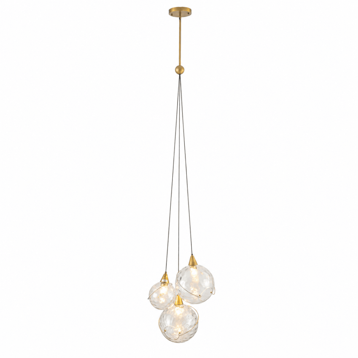 Celina Bronze Minimalist Globe 3 - Light Pendant