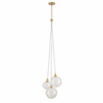 Celina Bronze Minimalist Globe 3 - Light Pendant