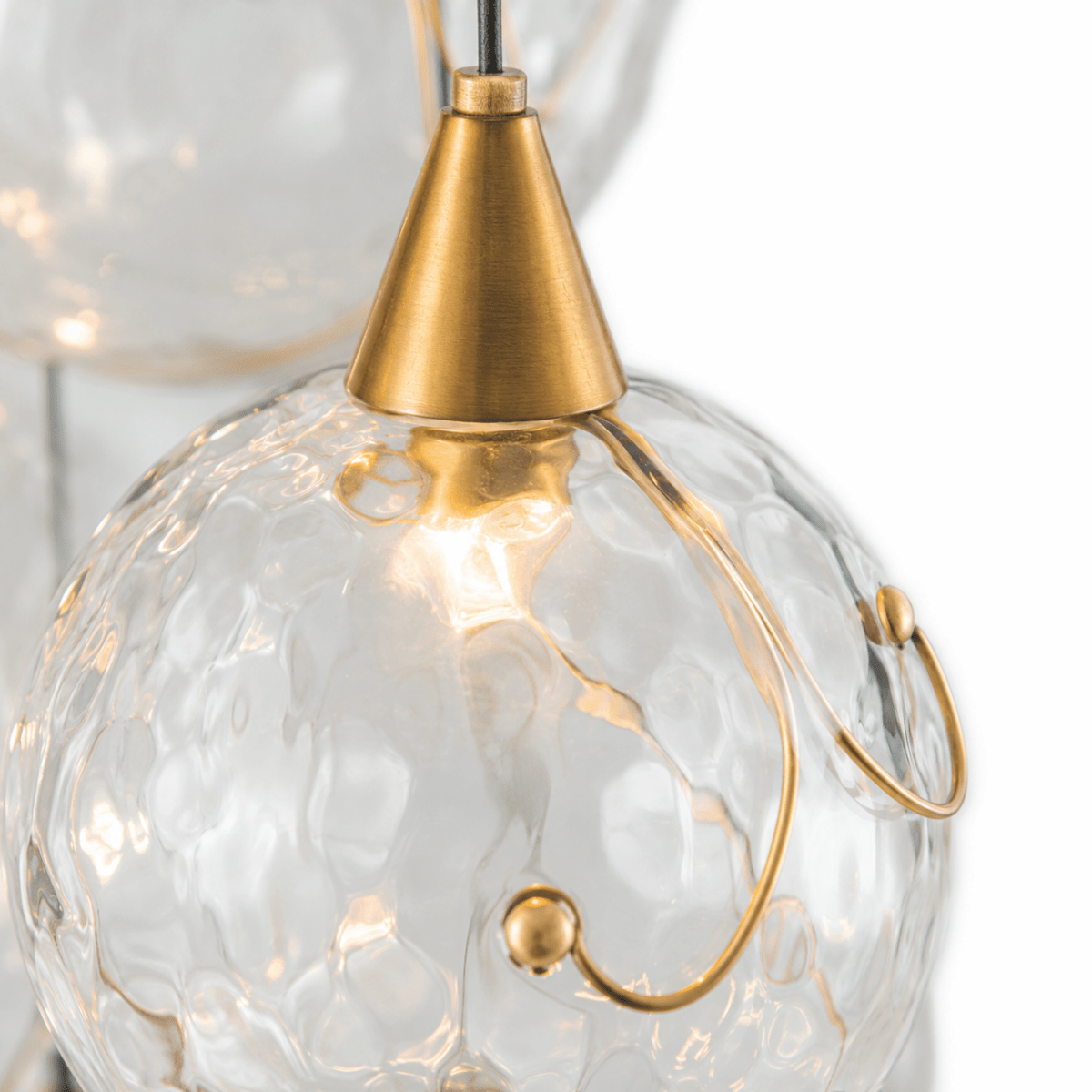 Celina Bronze Minimalist Globe 6-Light Pendant