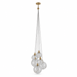 Celina Bronze Minimalist Globe 6 - Light Pendant