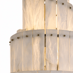 Celine Selanite 90" Spiral Stairwell Chandelier