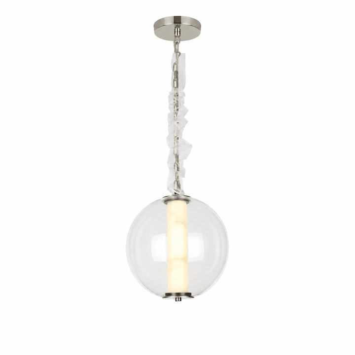 Clara Glass Tube Globe LED Pendant