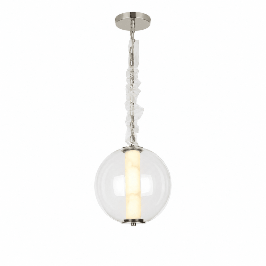 Clara Glass Tube Globe LED Pendant