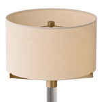 Clario Aged Brass Crystal Table Lamp