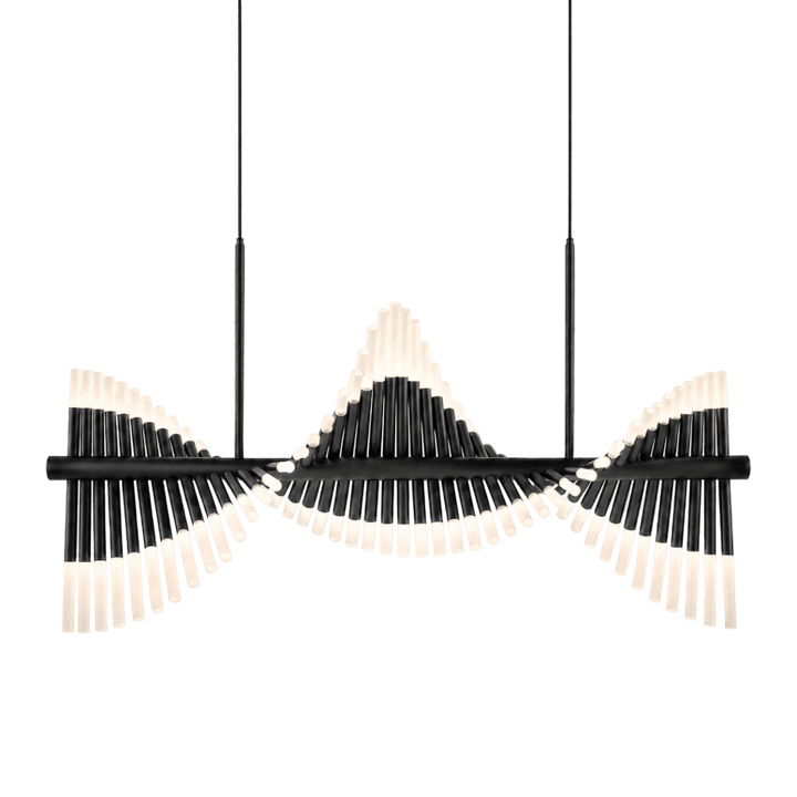 Cresendo Helix Black Island LED Chandelier