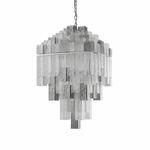 Cubist 42 Inch Glass Chandelier