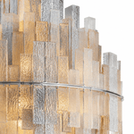 Cubist 96 Inch Glass Chandelier