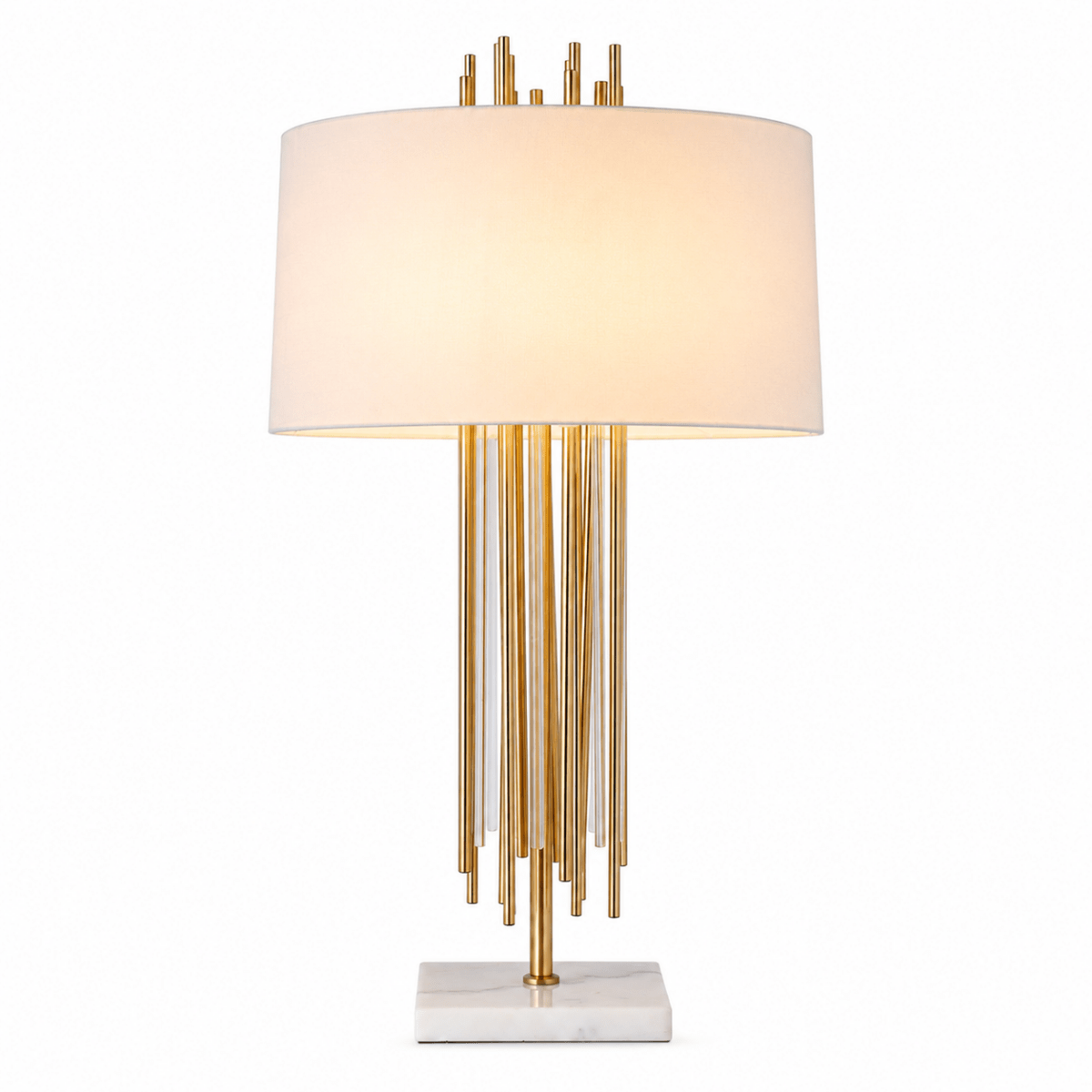 Delphine 32 Inch Iron Table Lamp