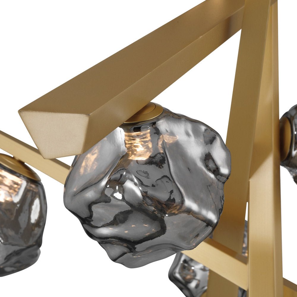 Driftline Aged Brass Sputnik Chandelier