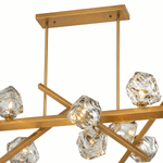 Driftline Smoky 47" Sputnik Linear Chandelier