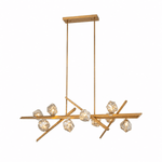 Driftline Smoky 47" Sputnik Linear Chandelier