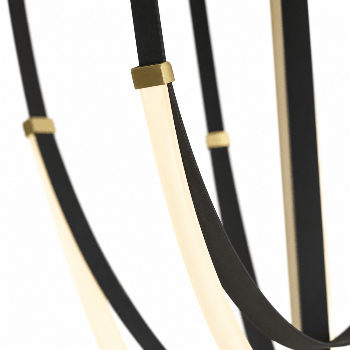 Elantra Black LED Chandelier