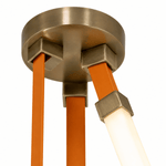 Elantra Saddle Brown LED Chandelier