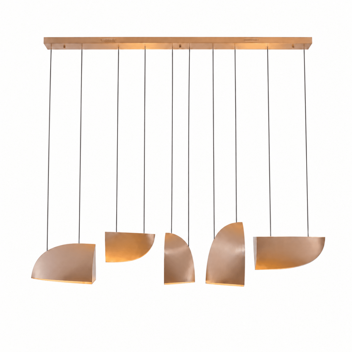 Elarra Geometric Linear LED Chandelier