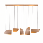 Elarra Geometric Linear LED Chandelier