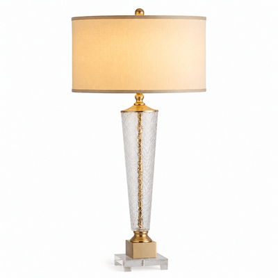 Eloise 33 Inch Glass Table Lamp