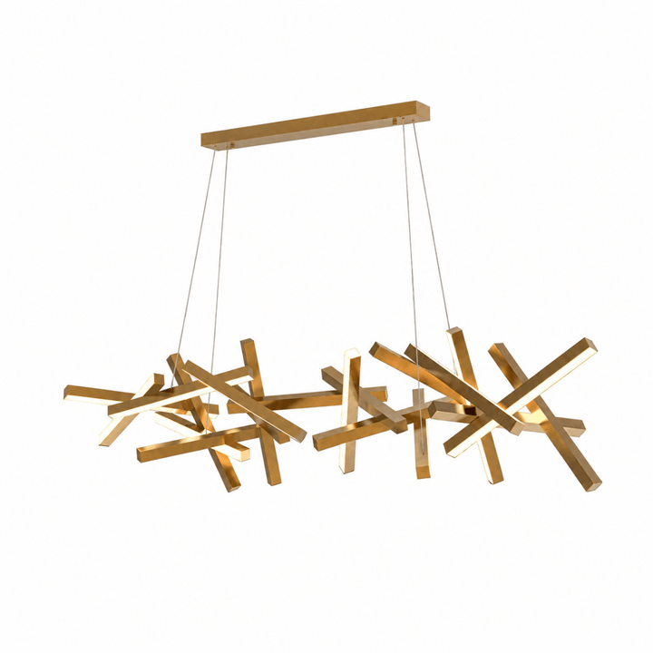 Erratic Forms Sputnik Linear LED Chandelier