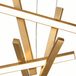 Erratic Forms Sputnik Vertical LED Chandelier