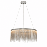 Fringe Noir 24" Tassel LED Round Chandelier