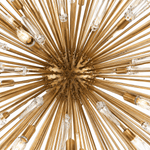 Golden Spire 47" Starburst Round Chandelier