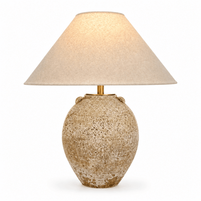 Helena Aged Ceramic Table Lamp