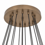 Helix Halo Tiered Hexagon LED Chandelier