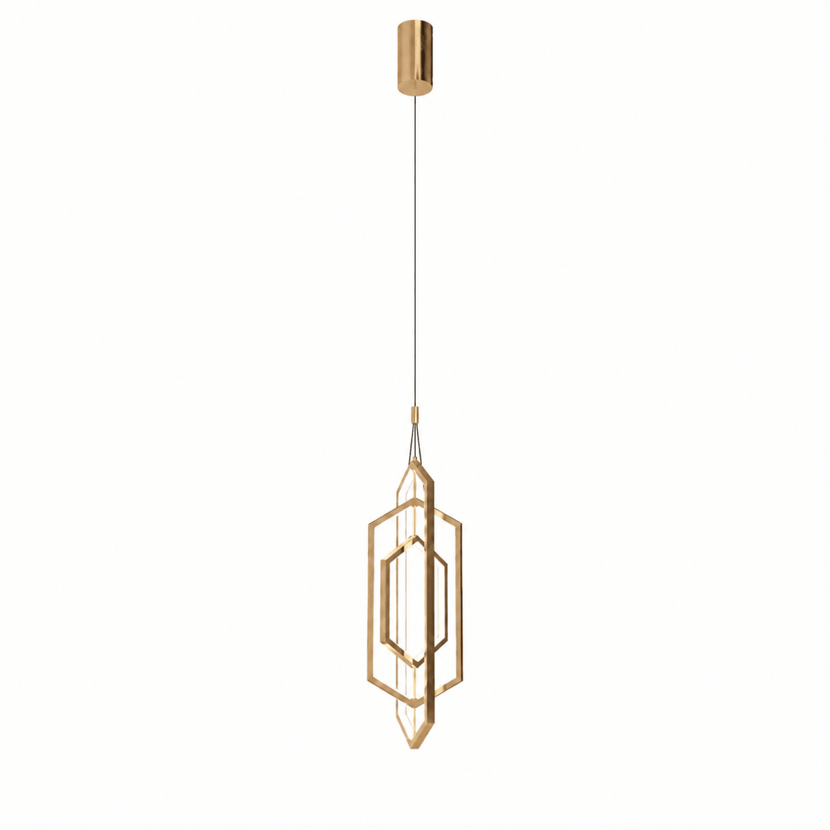 Hexa Verge Hexagon LED Pendant