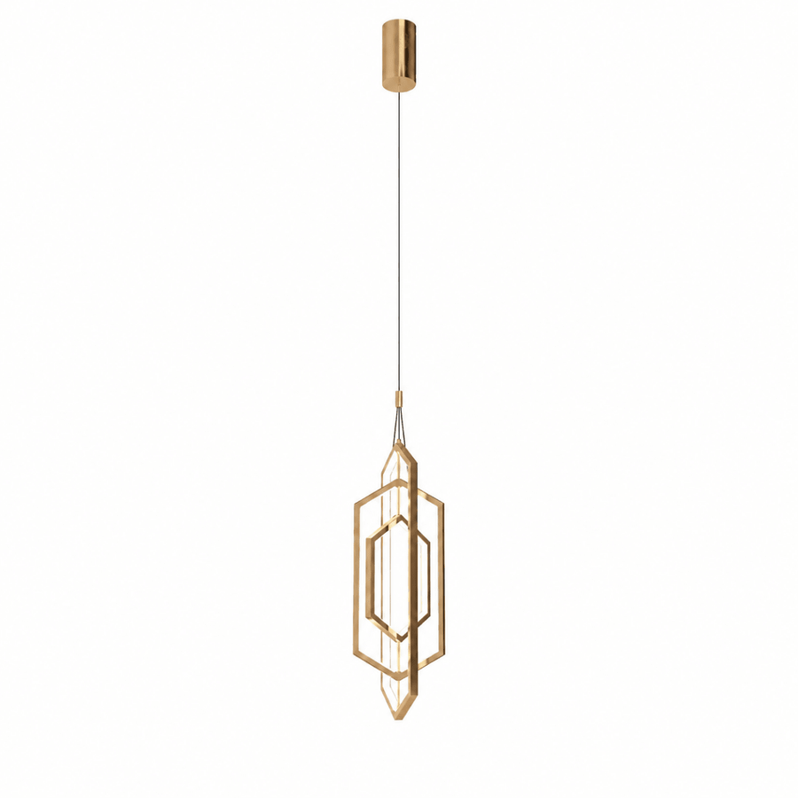 Hexa Verge Hexagon LED Pendant