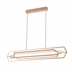 Hexa Verge Hexagon Linear LED Chandelier