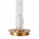 Loop 28 Inch Glass Table Lamp
