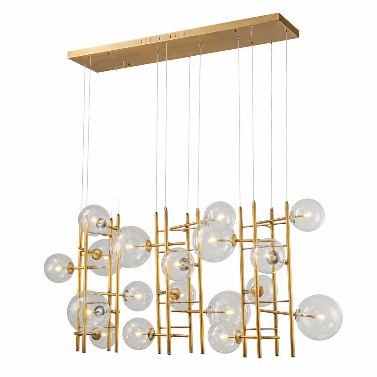 Lucent 58 Inch 18 - Globe Sputnik Chandelier