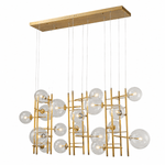 Lucent 58 Inch 18 - Globe Sputnik Chandelier