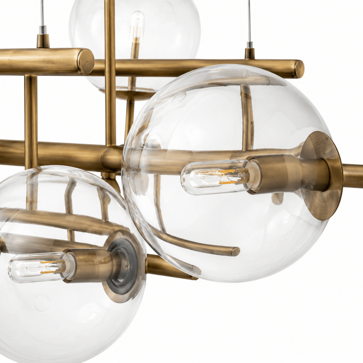 Lucent 71 Inch Linear Globe Chandelier