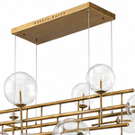 Lucent 71 Inch Linear Globe Chandelier