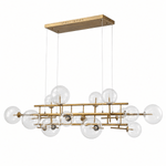 Lucent 71 Inch Linear Globe Chandelier