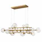 Lucent 71 Inch Linear Globe Chandelier