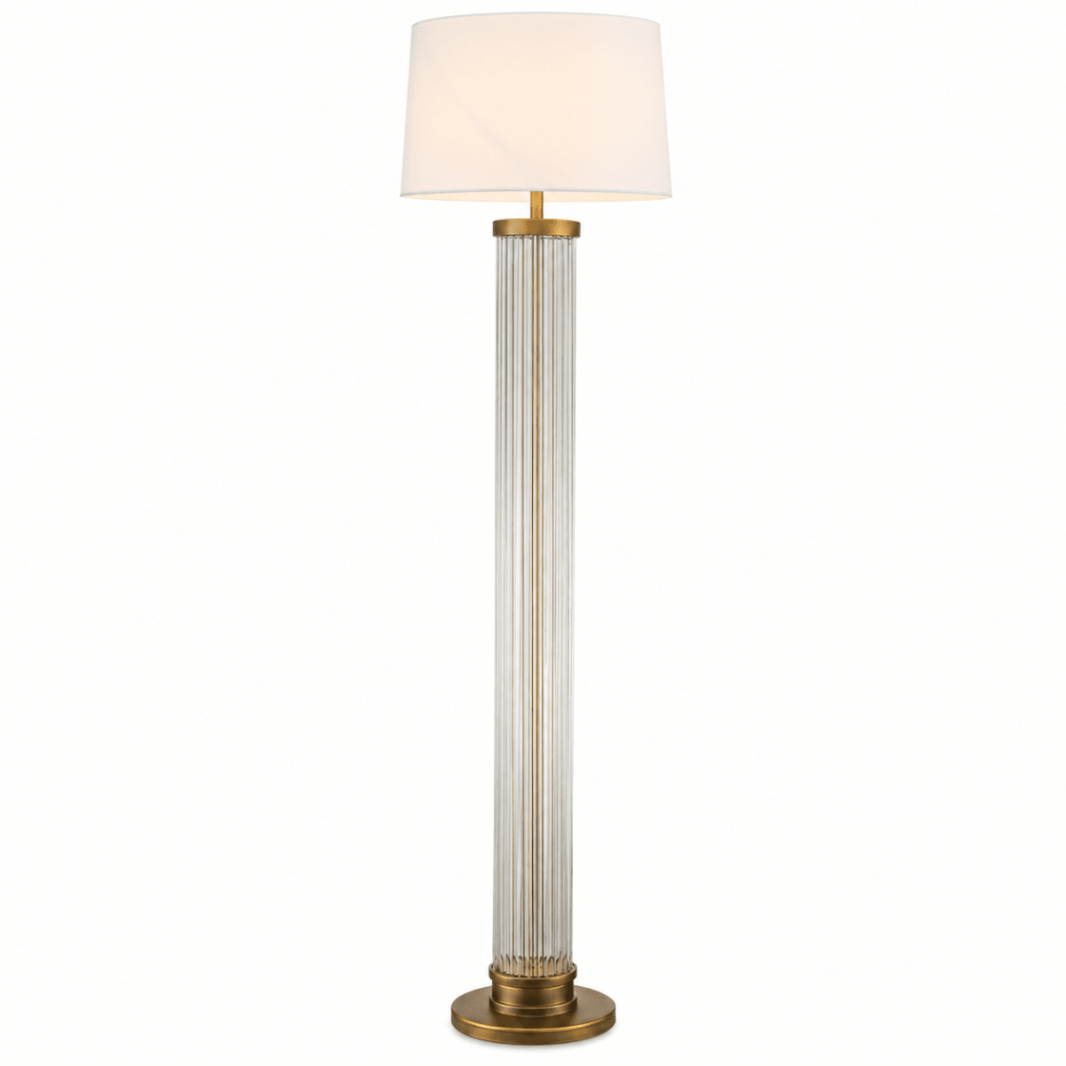 Lucent Reed Crystal Column Floor Lamp