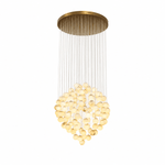 Lunaris Cluster 125 - Globe Staircase Grand Chandelier